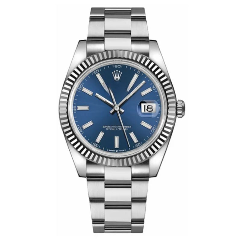 Datejust Blue Dial Oyster Bracelet 41mm 126334
