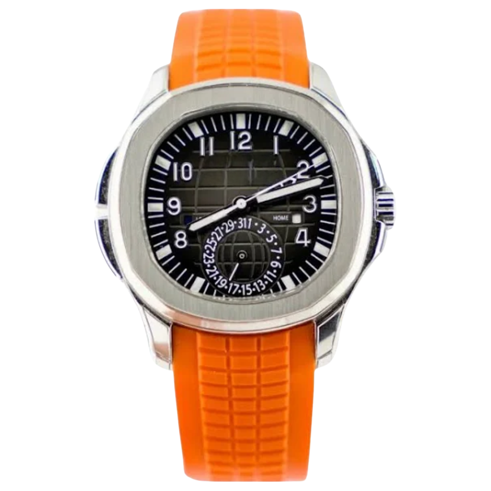 Aquanaut Chronograph "Silver Orange" 40.5 mm